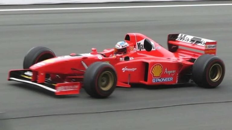 The Roar of a Classic: Schumacher’s 1997 Ferrari F1 Car Still Dominates the Track