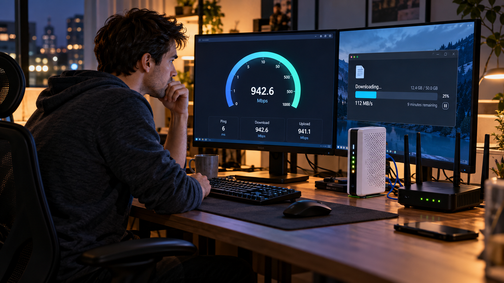 1000 Mbps İnternet Neden 1000 Mbps İndirme Yapmıyor?